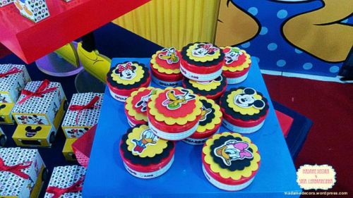 Festa Mickey_personalizados_Latinhas Coloridas